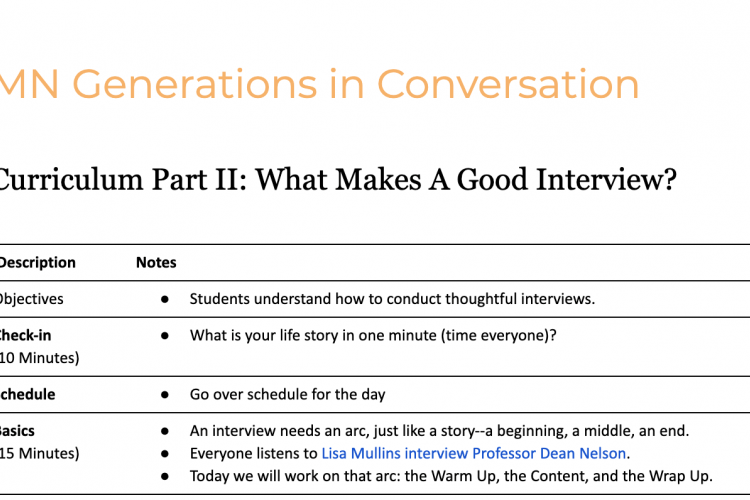 MN Generations in Conversation