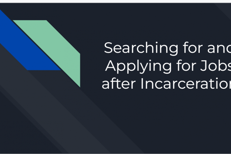 Jobs after Incarceration